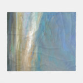 Kustwolken met oceaan fleece deken (Voorkant (Horizontaal))