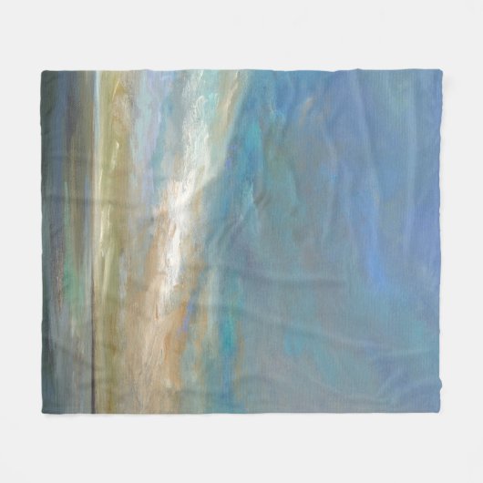 Kustwolken met oceaan fleece deken (Voorkant (Horizontaal))