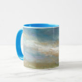 Kustwolken met oceaan mok (Voorkant links)