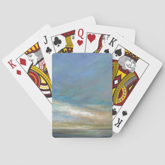 Kustwolken met oceaan pokerkaarten (Achterkant)