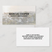 kustwoningen | Bouw | makelaar Visitekaartje (Voorkant / Achterkant)