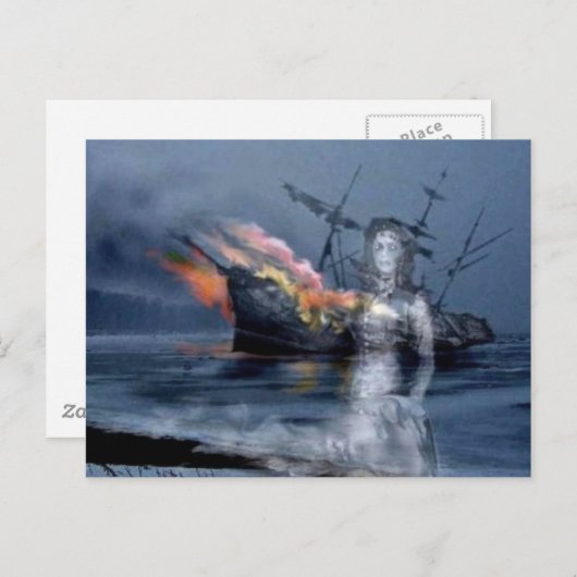 Kustwrak Briefkaart (Voorkant / Achterkant)