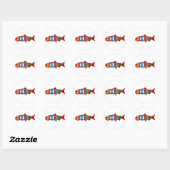 Kustzalm Ronde Sticker (Vel)