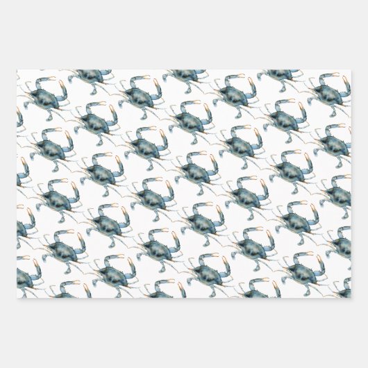 Kustzand Nautical Delights Patroon Inpakpapier Vel (Voorkant 3)