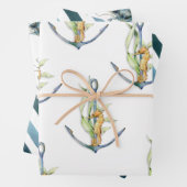 Kustzand Nautical Delights Patroon Inpakpapier Vel (In situ)