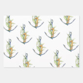 Kustzand Nautical Delights Patroon Inpakpapier Vel (Voorkant)