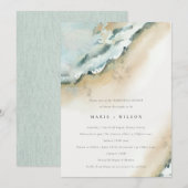 Kustzand-strand-Zee-repetitie Kaart (Voorkant / Achterkant)