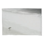 Kustzandloper op het strand kussensloop (Voorkant-Links)