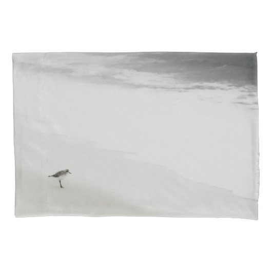 Kustzandloper op het strand kussensloop (Voorkant-Links)