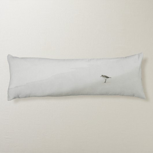 Kustzandloper op het strand lichaamskussen (Achterkant)