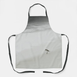 Kustzandloper op het strand schort