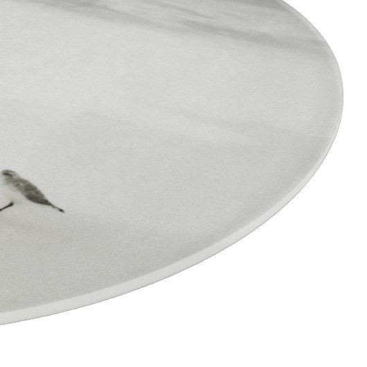 Kustzandloper op het strand snijplank (Hoek)