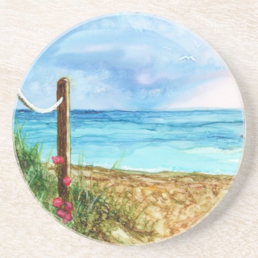 KustzandsteenOnderzetter Zandsteen Onderzetter (Voorkant)