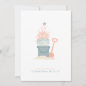 Kustzedenkerst in juli uitnodiging (Voorkant)