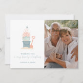 Kustzedenkerstkaart met foto (Voorkant)