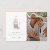 Kustzedenkerstkaart met foto (Voorkant / Achterkant)