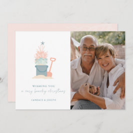 Kustzedenkerstkaart met foto