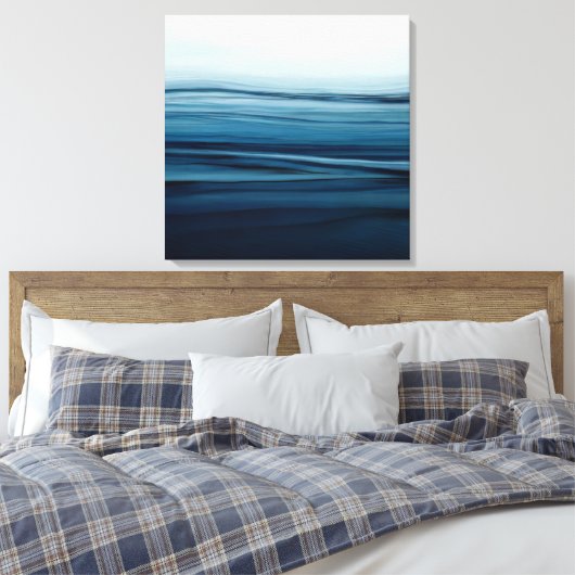 Kustzee Canvas Afdruk (Insitu (Slaapkamer))