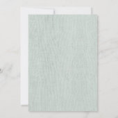 Kustzee Golf Zand Strand Bruiloftssalon Bedankkaart (Achterkant)