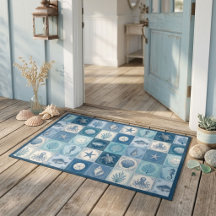 Kustzeeleven en botanische quilt