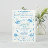 Kustzeemeermin Bachelorette Beach Weekend Kaart (Staand voorkant)