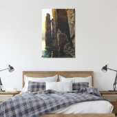 Kustzeemeermin Zee Meisje Bare & Lurking Desires Canvas Afdruk (Insitu (Slaapkamer))