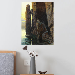 Kustzeemeermin Zee Meisje Bare & Lurking Desires Folie Afdrukken