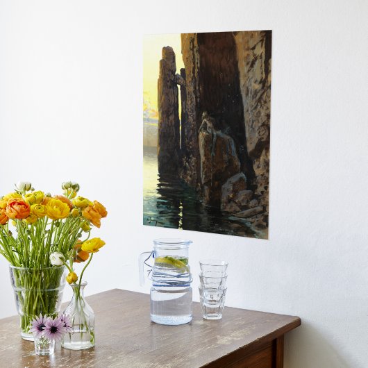 Kustzeemeermin Zee Meisje Bare & Lurking Desires Folie Afdrukken (Laag (Keuken))