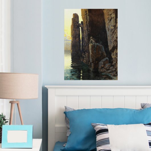 Kustzeemeermin Zee Meisje Bare & Lurking Desires Folie Afdrukken (Insitu (Slaapkamer))