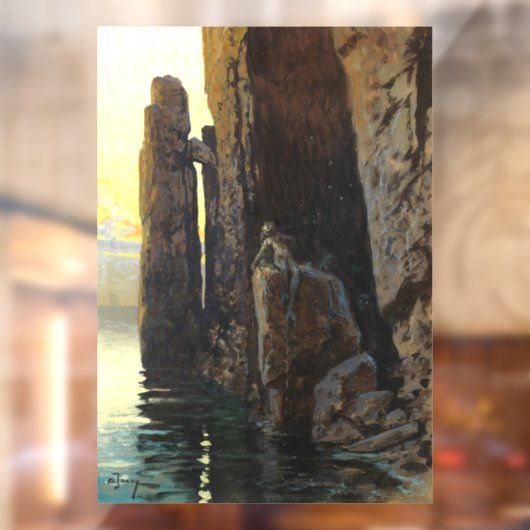 Kustzeemeermin Zee Meisje Bare & Lurking Desires Raamsticker (Vel 2)