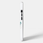 Kustzeepaardje en bloemeniPhone 15 Hoesje (Achterkant / Links)