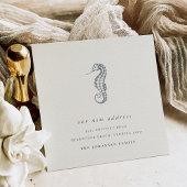 Kustzeepaardje Verandering van adres Verhuizen Aankondiging