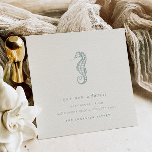 Kustzeepaardje Verandering van adres Verhuizen Aankondiging