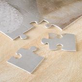 Kustzeeschelpen doornhaai beige legpuzzel (Zijkant)