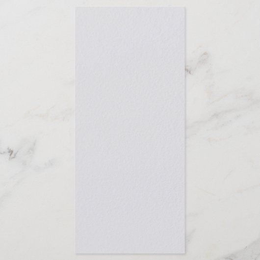 Kustzeester Faux Embossed formele bruiloft Menu (Achterkant)