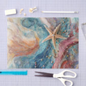 Kustzeester - Patriottisch Nautisch Stranddecor Tissuepapier (Craft)