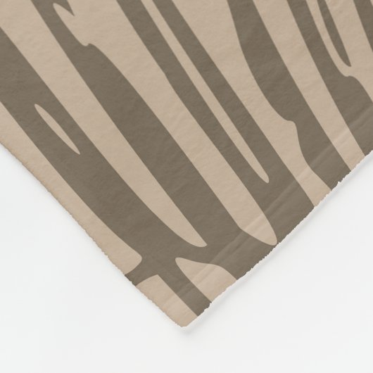 Kustzeesterren en schelpen in beige fleece deken (Hoek)