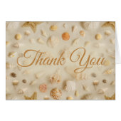 Kustzeesterren & zeeschelpen Beach Foto Dank u (Voorkant Horizontaal)