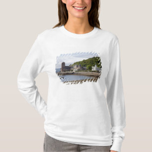 Kustzicht met historische gebouwen, Oban, T-shirt