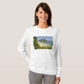 Kustzicht op Mahe-eiland T-shirt (Voorkant volledig)