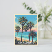 Kustzicht San Clemente Californië Briefkaart (Staand voorkant)