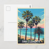 Kustzicht San Clemente Californië Briefkaart (Voorkant / Achterkant)