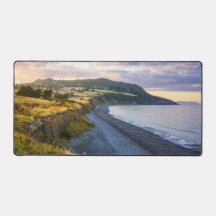 Kustzicht vanaf Greystones South Beach