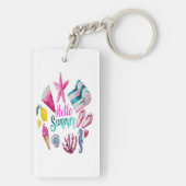 Kustzomeravontuur Sleutelhanger (achterkant)