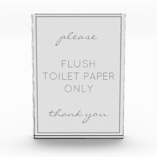 Kustzone Gray Bathroom Septic Block Fotoblokken (Voorkant)