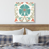 Kustzone II Canvas Afdruk (Insitu (Slaapkamer))