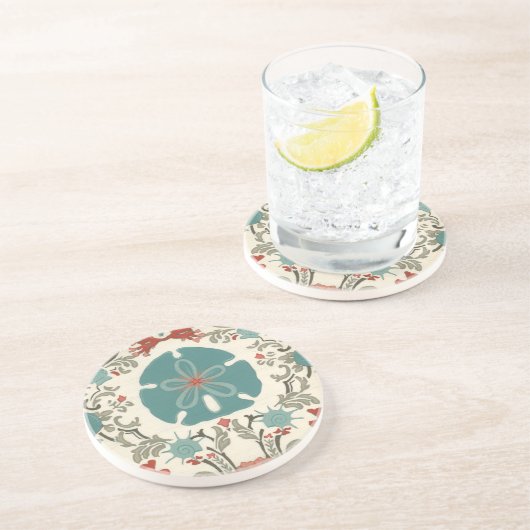 Kustzone II Zandsteen Onderzetter (Zijkant)