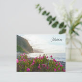 Kustzonsondergang Madeira Briefkaart (Staand voorkant)