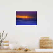Kustzonsondergang Poster (Keuken)