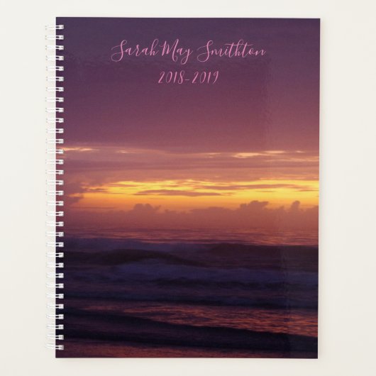 Kustzonsondergangen Planner (Voorkant)